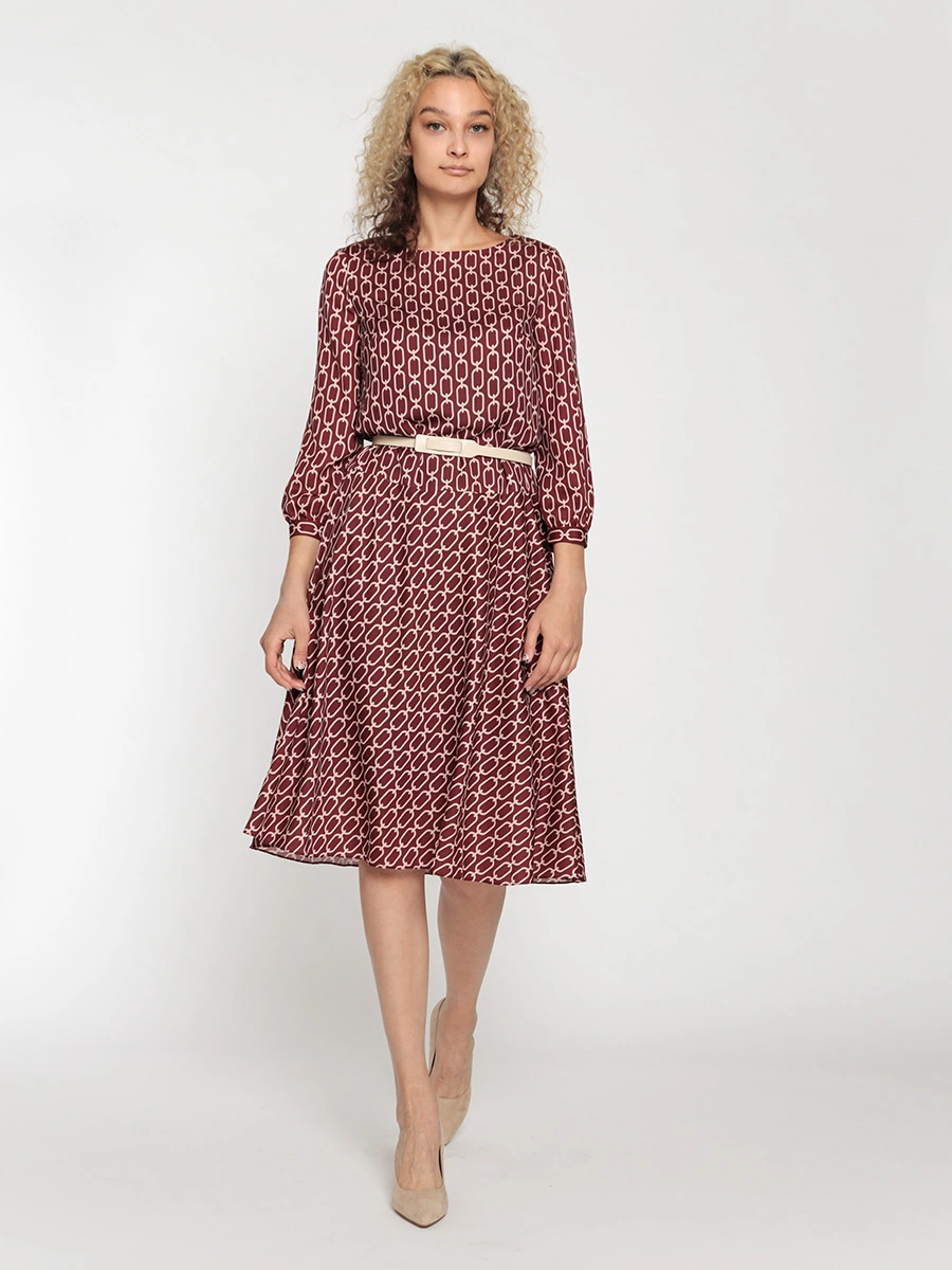 Платье с ремнем